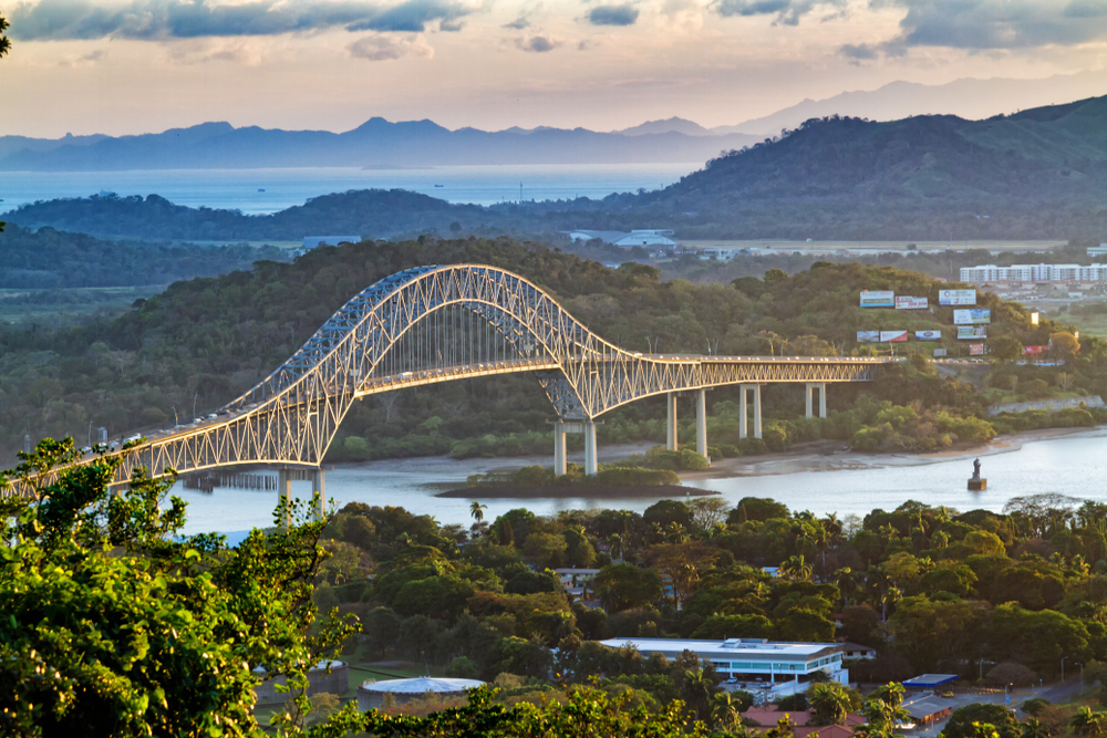 bridge - panama canal