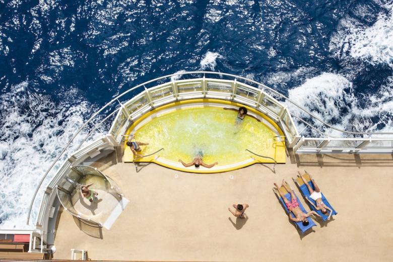 Costa Cruises - Pool Lounging