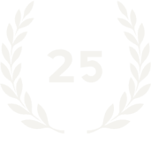 25th anniversary badge