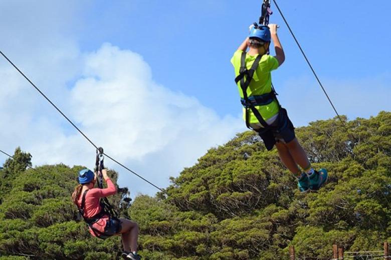 Zip Lining in Western Caribbean 