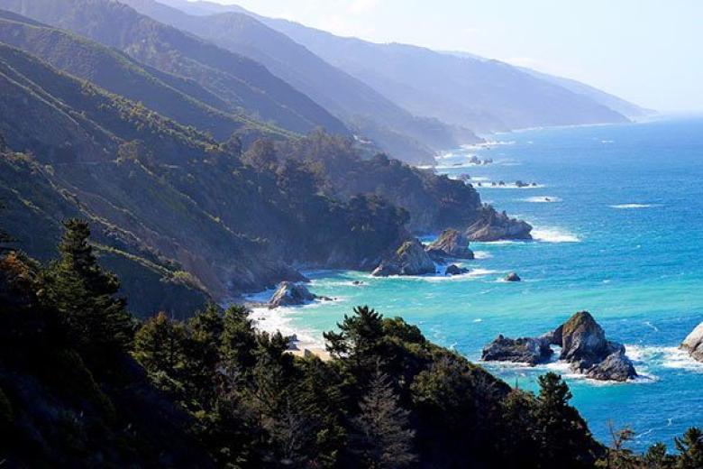 Beach in California 