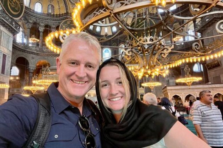 John at the Hagia Sophia