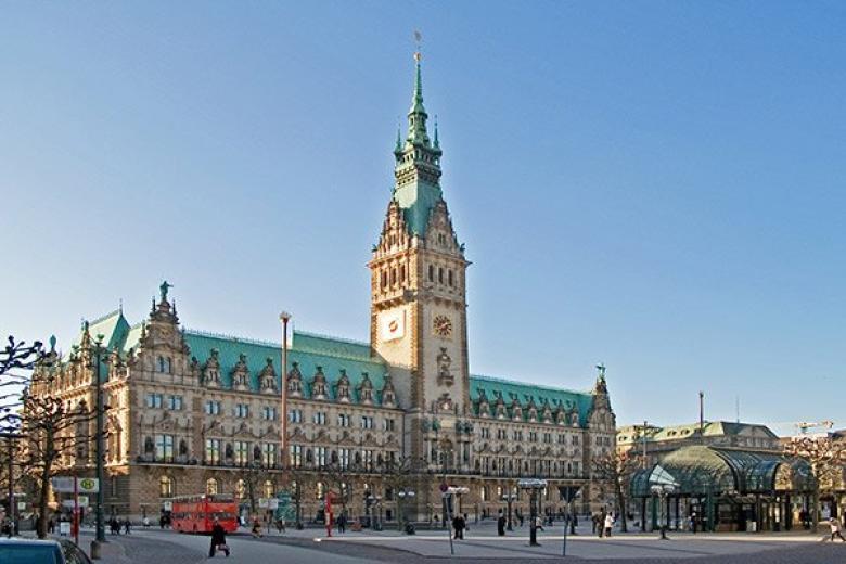 Hamburg Rathaus Rathausmark