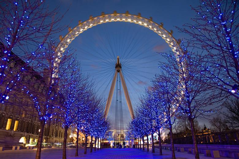 London Eye at Twilight