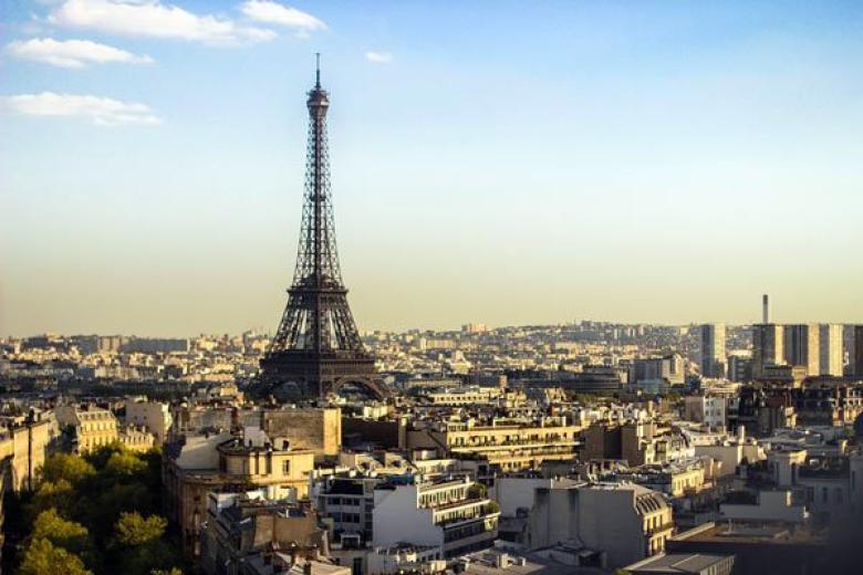 Paris and Eiffel Tower