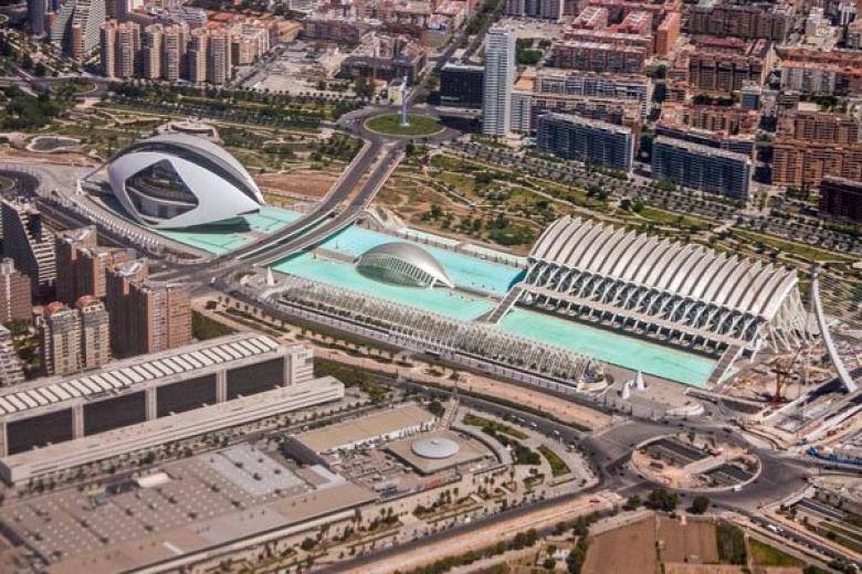 City of Arts and Sciences in Valencia Spain