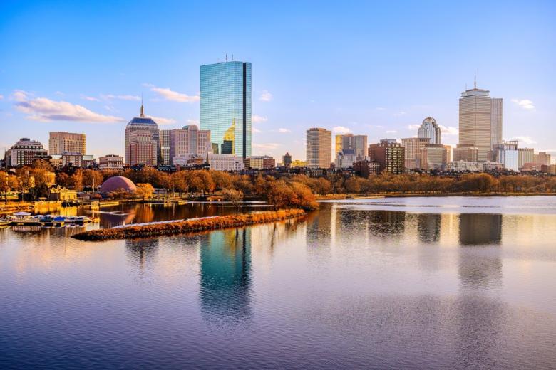 Boston City Skyline