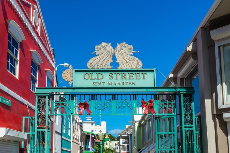old street, sint maarten