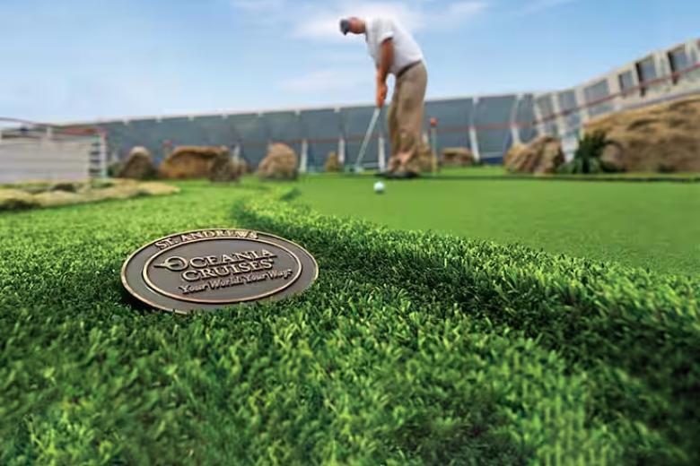 Discover the Sports Deck with Golf Putting Greens