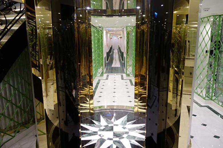 Uniworld Boutique River Cruises - Elevator and Corridor